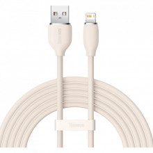 Дата кабель USB 2.0 AM to Lightning 2.0m 2.4A pink Baseus (CAGD000104) (324023)