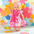 Аксессуар к кукле Zapf Одежда для куклы Baby Born Платье с цветами 43 см (832639) (335023)