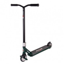 Самокат трюковый 2-х колёсный TR21008 (RL7T) Extreme Motion PULSE, PU 120 мм, цельный алюминий (Зеленый)