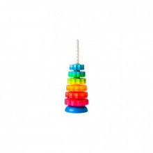 Развивающая игрушка Fat Brain Toys Пирамидка винтовая тактильная SpinAgain (F110ML) (239423) Развивающая игрушка Fat Brain Toys Пирамидка винтовая тактильная SpinAgain (F110ML) (239423)