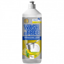 Средство для ручного мытья посуды Wash&Free Сочный лимон и мята 500 г (4823128001362) (344423) Средство для ручного мытья посуды Wash&Free Сочный лимон и мята 500 г (4823128001362) (344423)