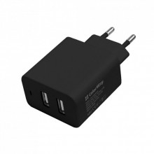 Зарядное устройство ColorWay 2USB AUTO_ID 4.8A (24W) black (CW-CHS016-BK) (207623)