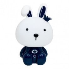 Ночник детский "Зайка с короной" MGZ-1405(Blue) сетевой, питание от USB