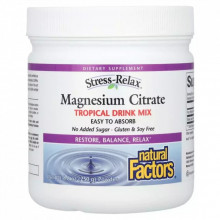 Минералы Natural Factors Магний цитрат в порошке, вкус тропических фруктов, Stress- (NFS-03542) (308623) Минералы Natural Factors Магний цитрат в порошке, вкус тропических фруктов, Stress- (NFS-03542) (308623)