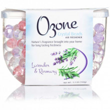 Освежитель воздуха Ozone Crystal Beads Кристаллический на основе геля Лаванда и розмарин 150 г (4770416340576) (320623)