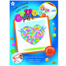 Набор для творчества Sequin Art BUTTON Heart (SA1527) (269723)