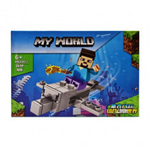 Детский конструктор "Майнкрафт" MG600-7 пластик, 39 деталей