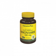Витамин Natures Plus Ниацинамид (В3), Niacinamide, 500 мг, 90 таблеток (NAP-01890) (303043)