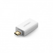 Переходник OTG USB 2.0 AF to Micro 5P US195 white Ugreen (30529) (344043)