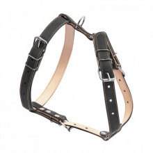 Шлей для собак Collar двойная для средних пород Ш 25 мм А:49-68 см В:68-80 см черная (06421) (310143)