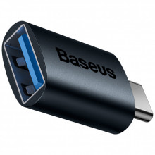 Переходник OTG USB 3.1 AF to USB-C blue Baseus (ZJJQ000003) (342243)