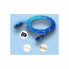 Кабель мультимедийный Optical Toslink 3.0m black Vention (BAEBI) (344243)
