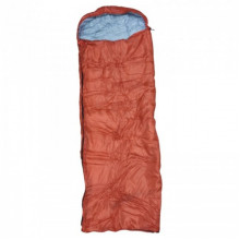Спальный мешок зимний до -15° широкий 200*70см с капюшоном спальник одеяло с чехлом для переноски Красный (236543)