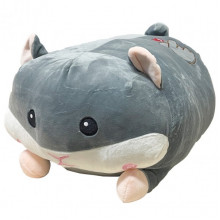 Детская мягкая игрушка "Хомяк" L1121(Grey) игрушка с пледом, размер 50 см