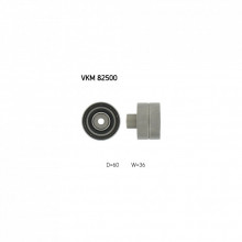 Ролик натяжителя ремня SKF VKM 82500 (309643)