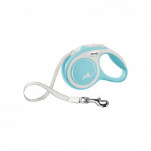 Поводок для собак Flexi New Comfort XS лента 3 м (голубой) (4000498043417) (310643)