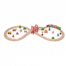 Железная дорога Viga Toys 39 деталей (50266) (266743)