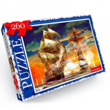 Пазл "Морская битва" Danko Toys C260-13-05, 260 эл.