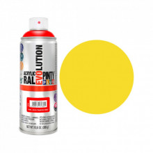 Краска-аэрозоль Pintyplus на водной основе Evolution Ral 1021 Желтая 400 мл (8429576170207) (270943)
