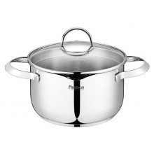 Каструля Fissman Callisto 3.5л зі скляною перфорованою кришкою (187053)