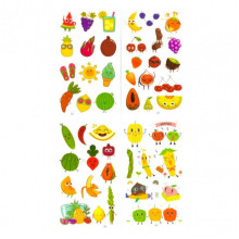 Набор детских временных тату «Овощи и фрукты» tattoo-kids-mini-set-fruits