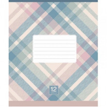 Тетрадь ученическая "Plaid pattern" 024-3345L-3 в линию, 24 листов
