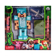 Игровая фигурка Стив из игры Майнкрафт 48110-1 с аксессуарами