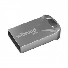 USB флеш накопитель Wibrand 8GB Hawk Silver USB 2.0 (WI2.0/HA8M1S) (202253)