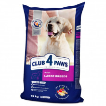 Сухой корм для собак Club 4 Paws Премиум. Для больших пород 14 кг(UP) (4820215366298) (199453)