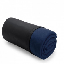 Плед Voyager флисовый Voyager в сумке-чехле 150 x 120 см Темно-синий (V7822-04) (265453)