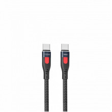Кабель Remax Lesu Pro Aluminum Alloy Type-C to Type-C PD 100W 1M Черный (RC-187c) (252853)