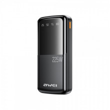 Внешний аккумулятор Power bank AWEI P13K 20000mAh PD22,5W+быстрая зарядка батарея зарядка Черный (342853)