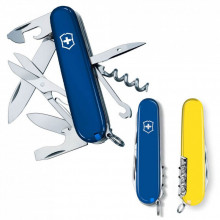Нож Victorinox Climber Ukraine Синьо-жовтий (1.3703.2.8) (277953)