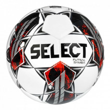 Мяч футзальный Select Samba v22 біло-сріблястий Уні 4 (5703543298402) (280163)