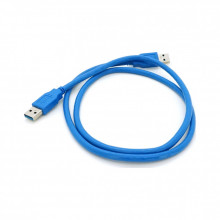 Дата кабель USB 3.0 AM/AM 1.5m blue Voltronic (YT-3.0AM+AM-1.5) (323263)