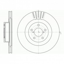 Тормозной диск REMSA 6816.10 (299463)