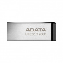 USB флеш накопитель ADATA 128GB UR 350 Silver/Black USB 3.2 (UR350-128G-RSR/BK) (345563)