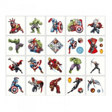 Набор временных татуировок "Супергерои мини" superheroes-20-01 размер 5х5 см