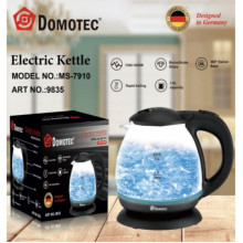 Электрический стеклянный чайник с LED подсветкой Domotec MS 7910 1л, 1650Вт (256863)