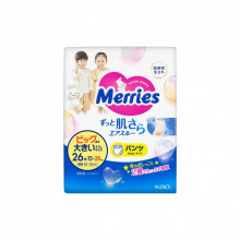Подгузники Merries Трусики Super Jumbo XXL (15-28 кг) 26 шт. (4901301425898) (315863)