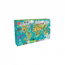 Пазл Hape игра Карта мира 105 элементов (E1626) (266963)