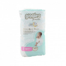 Подгузники Giggles Premium 1 Newborn 2-5 кг 40 шт (8680131206872) (248073)