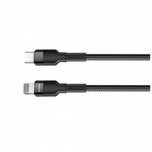 Дата кабель USB-C to Lightning 0.3m 3А black ColorWay (CW-CBPDCL054-BK) (341273) Дата кабель USB-C to Lightning 0.3m 3А black ColorWay (CW-CBPDCL054-BK) (341273)