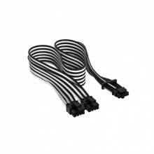 Кабель питания video power 12+4pin PCIe Gen 5 12VHPWR 600W black/white Corsair (CP-8920333) (261473)