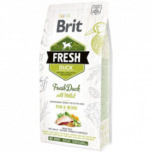 Сухой корм для собак Brit Fresh Duck/Millet Active Run and Work 2.5 кг (8595602530823) (322573)