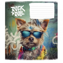 Тетрадь ученическая "Rock star" 012-3277K-2 в клетку, 12 листов