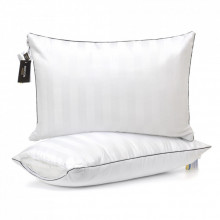 Подушка MirSon антиаллергенная Royal Eco-Soft Hand Made 498 низкая 40х60 см (2200000624796) (324673)