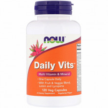 Мультивитамин Now Foods Мультивитамины, Daily Vits, Multi Vitamin & Mineral, 120 ка (NOW-03776) (246773)
