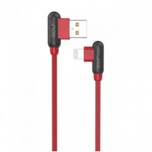 Шнур для зарядки Iphone USB GOLF GC-45 кабель 2,4A Красный (201873)