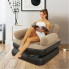 Надувное кресло диван 2в1 A-Sofa до 150 кг Чёрный с серым (52622) (237873)